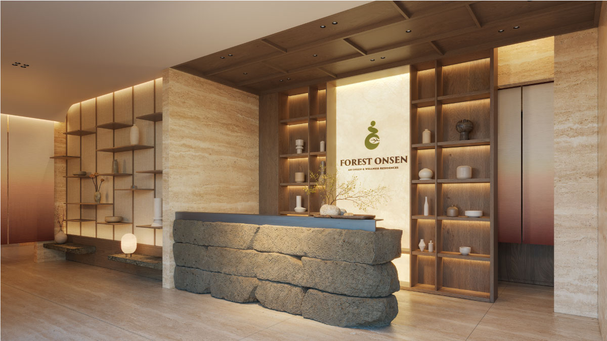 phối cảnh dự án forest onsen